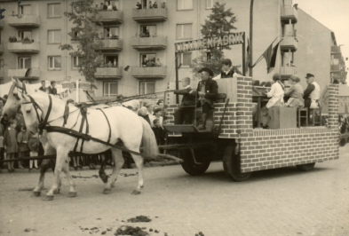 Foto: Pferdewagen der Cigarrenfabrik