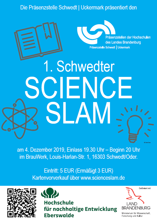 Plakat Sciene Slam 04.12.2019