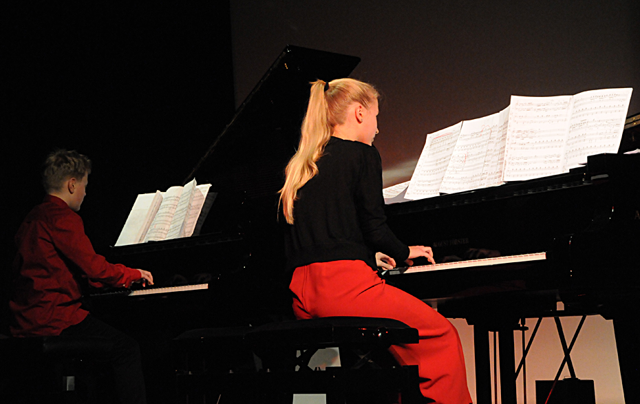 Foto: Konzert Jugend musiziert 2018 Robert und Kristina Otrosenko