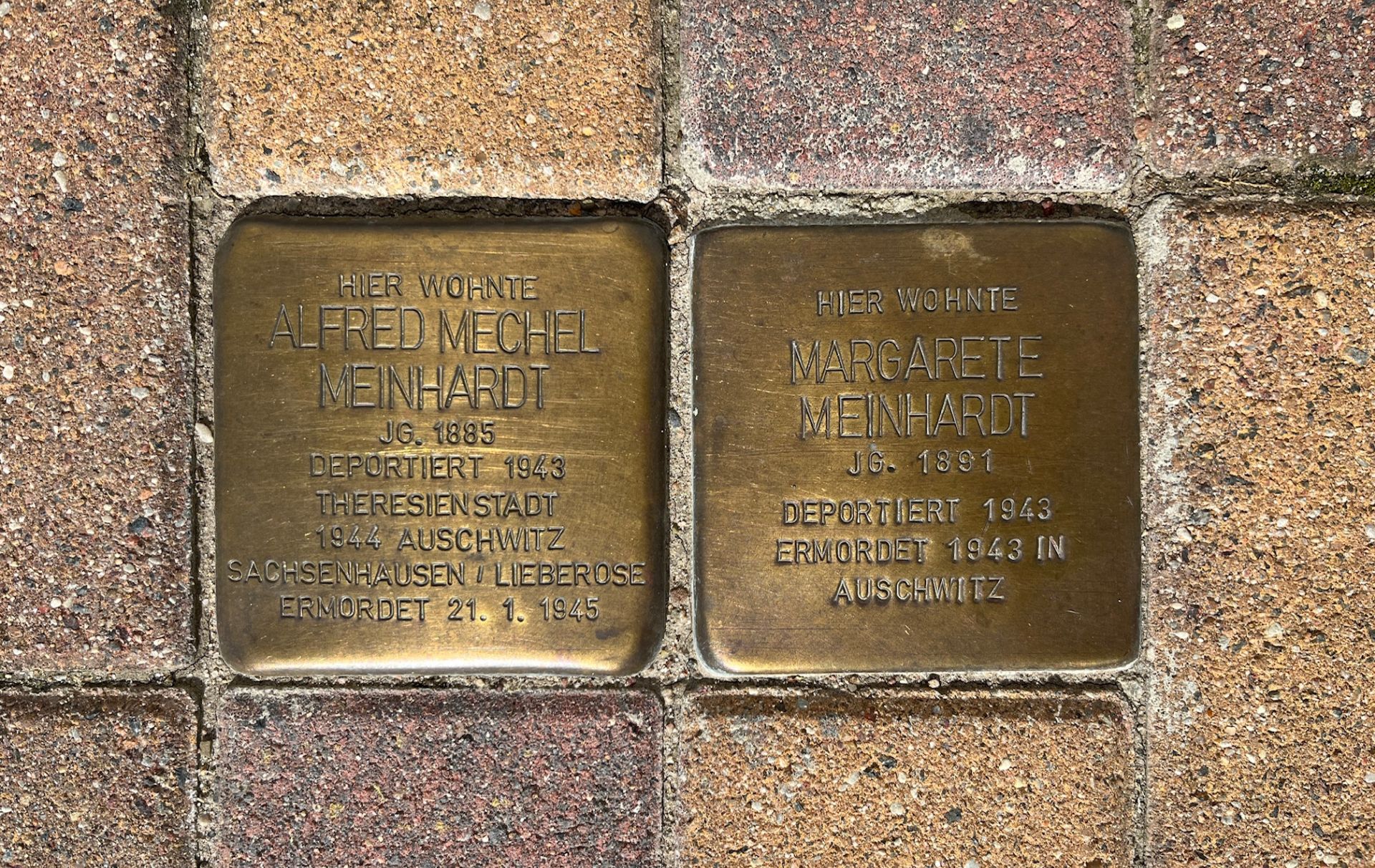 Foto: Stolperstein von Meinhardt
