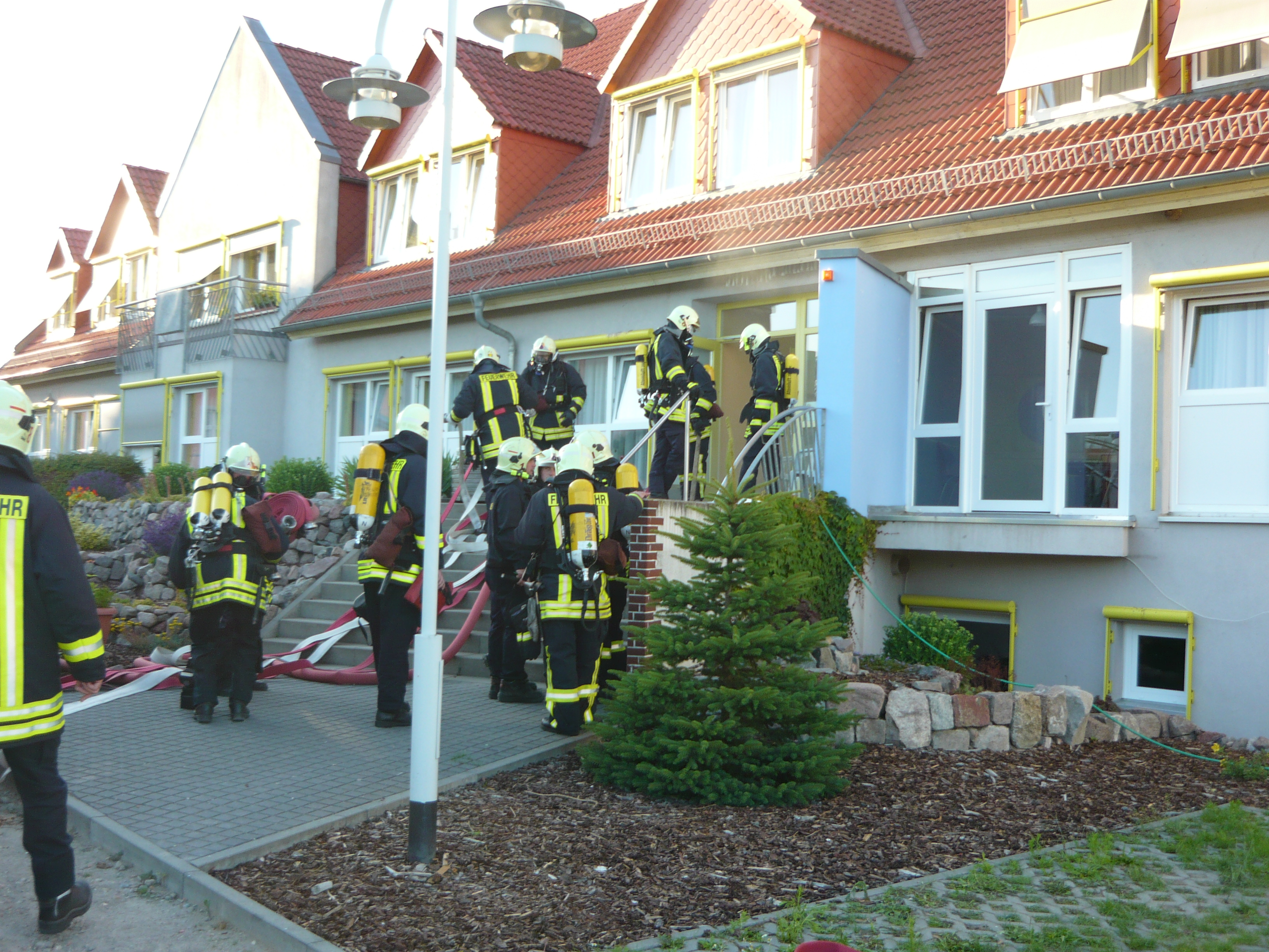 Auslösung einer Brandmeldeanlage