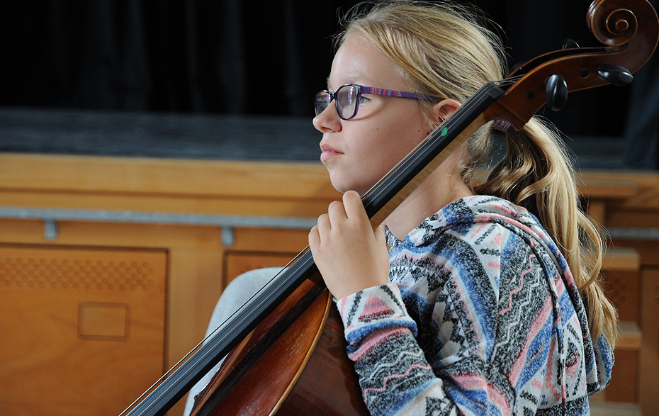 Foto: dt.-poln. Streichorchester musiziert