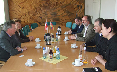 Foto: Polnische Gäste im Rathaus