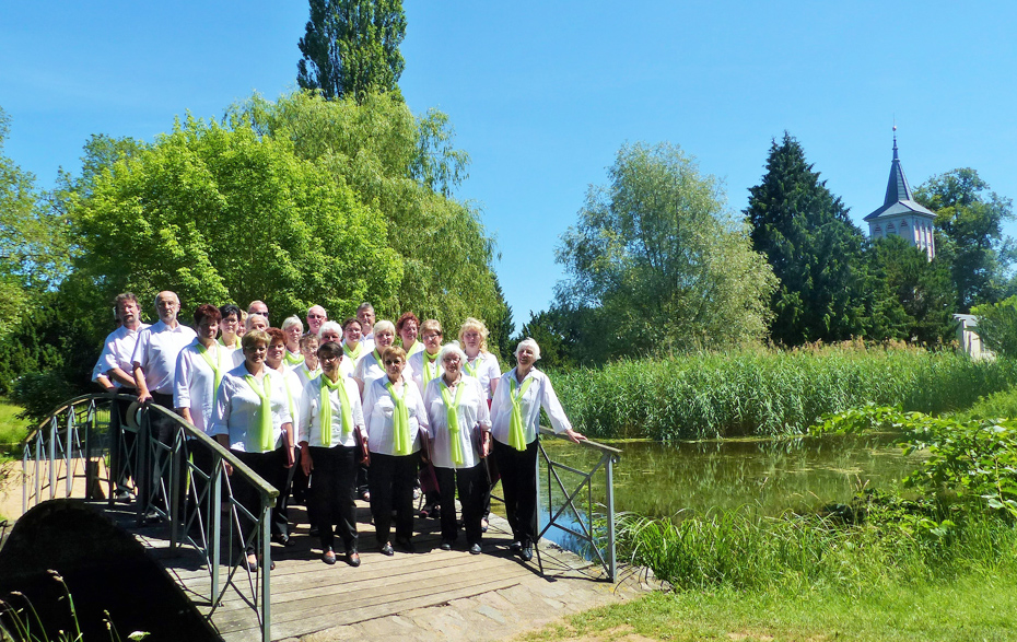 Gruppenfoto im Criewener Park