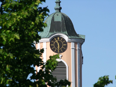 Foto: Uhr am Berlischky-Pavillon