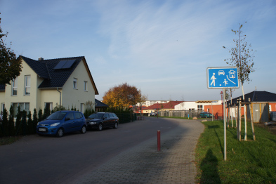 Foto: Blick in das Eigenheimgebiet