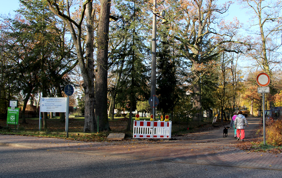 Foto: Zufahrt von der Berliner Straße