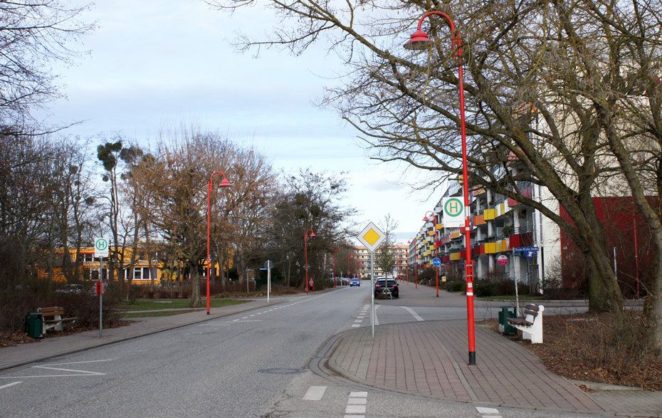 Foto: Blick in die Bertha-von-Suttner-Straße