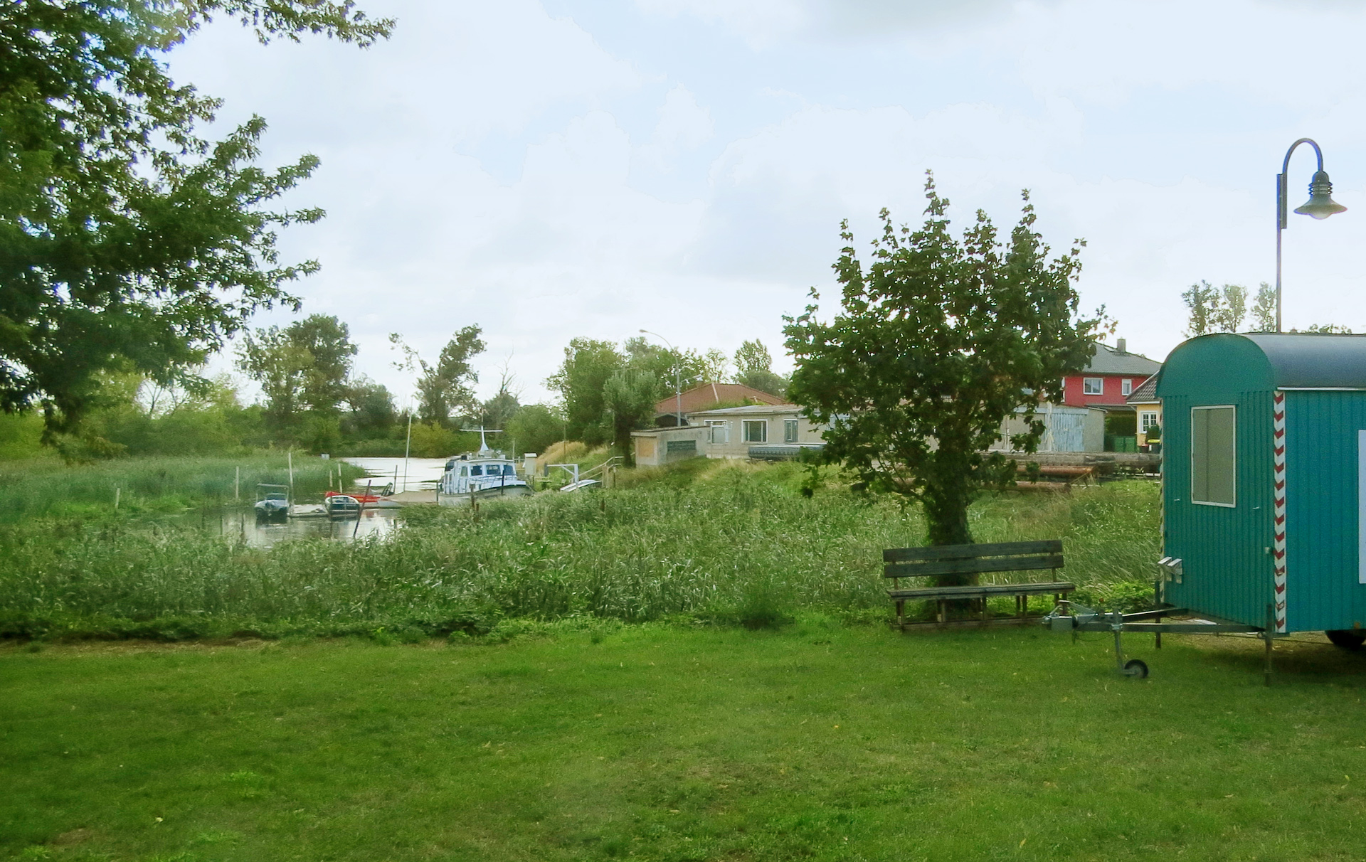 Foto: verschilfter Hafen Foto: verschilfter Hafen