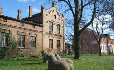 Foto: denkmalgeschütztes Gebäude des Gaswerkes