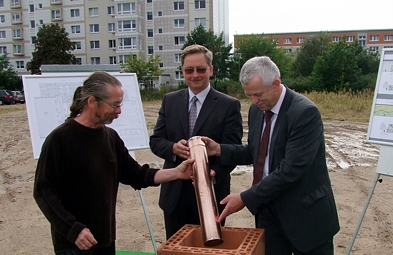 Foto: Grundsteinlegung Sporthalle