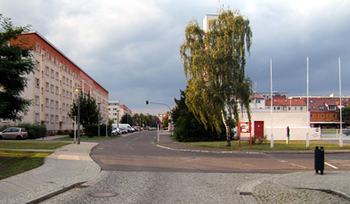 Foto: Heinersdorfer Straße, Mündung Karlsplatz