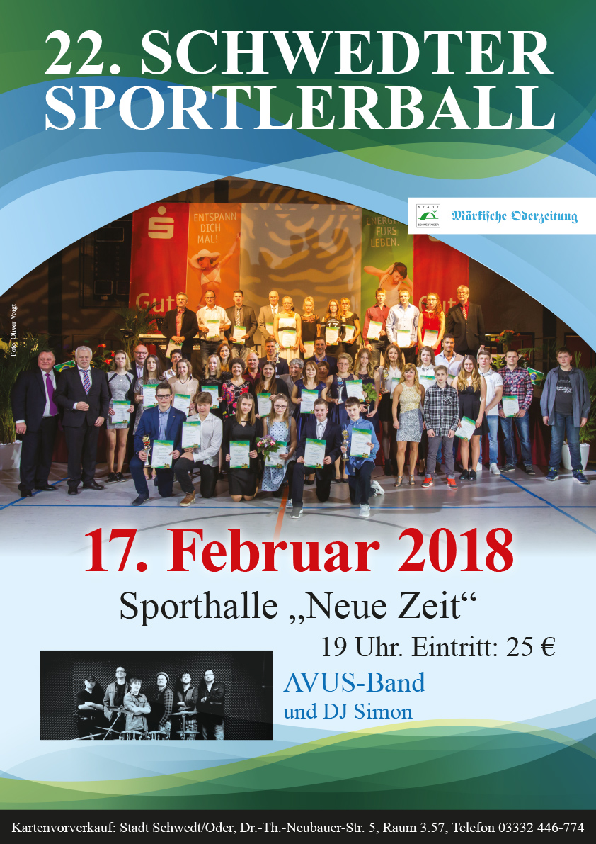 Plakat mit Gruppenfoto