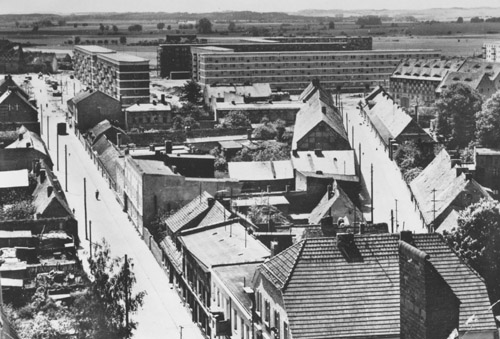 Foto: rechts Prenzlauer Straße, links Auguststraße