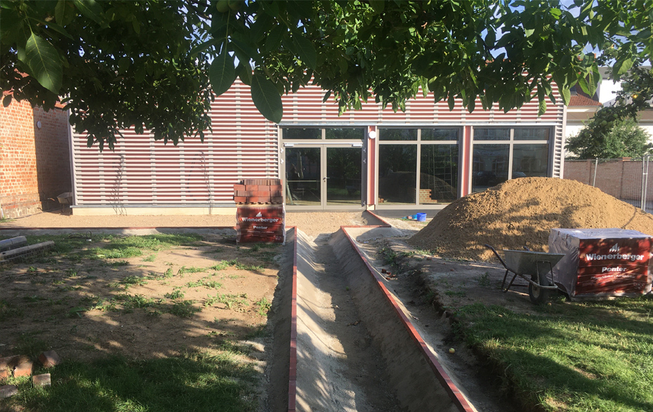 Foto: Baustelle Weg zum Haus