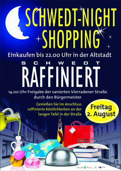 Plakat: Schwedt raffiniert