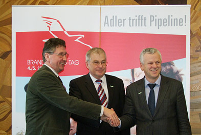 Foto: Gesellschafter und Geschäftsführer des TGZs