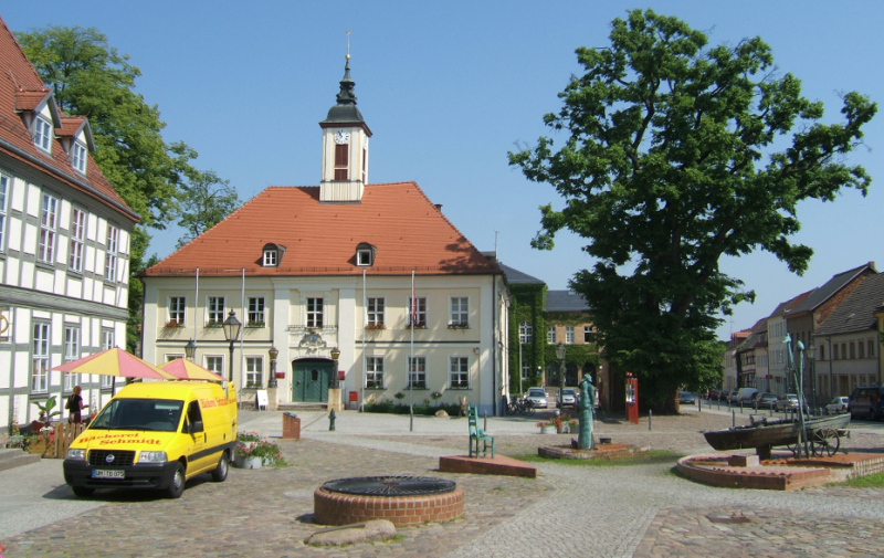 Photo: The town hall of Angermünde