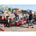 Foto: Kindereisenbahn auf dem Rummelplatz