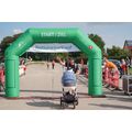 Foto: Zieleinlauf mit Kinderwagen