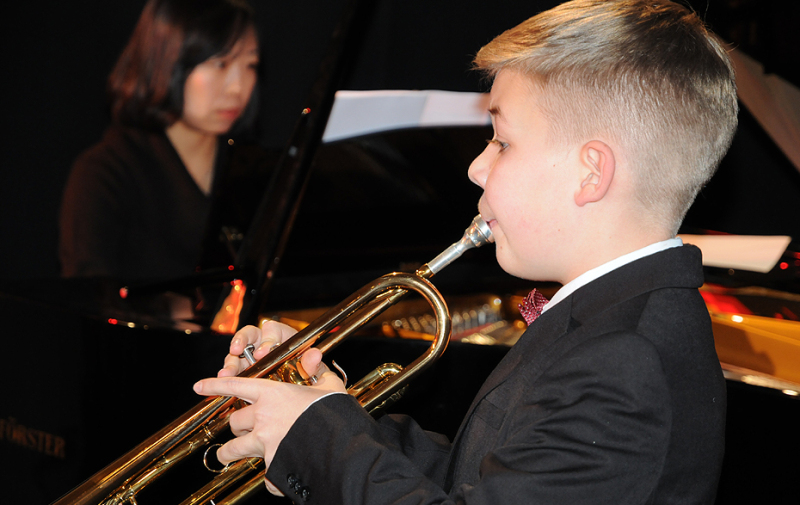 Foto: Konzert Jugend musiziert 2018 Jonathan Eichhorn Bo Ra Kim