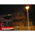 Brand in der alten Mineralwasserfabrik