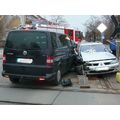 Unfall am Bahnübergang