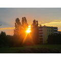 Foto vom 13. Juli 2011: Blick zum Würfelhaus Rosa-Luxemburg-Straße