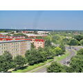 Foto vom 9. September 2012: Blick von oben auf die Allee