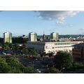 Foto vom 31. August 2010: Blick über die Innenstadt mit CKS und Hochhäusern