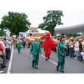 Foto: Der rote Adler im Festumzug