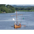 Foto: Slawenboot auf dem Kanal