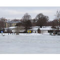 Foto: Wassersportzentrum mit Hochwasser