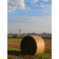 Foto vom 29. August 2012: Strohballen auf dem Feld