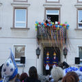 Foto: Bürgermeister auf dem Balkon