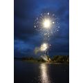 Foto: Feuerwerk über dem Kanal