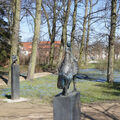 Foto vom 1. April 2016: Blausternteppich im Park