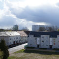 Foto vom 24. April 2016: Regenschauer und Sonne über dem Bahnhofsviertel