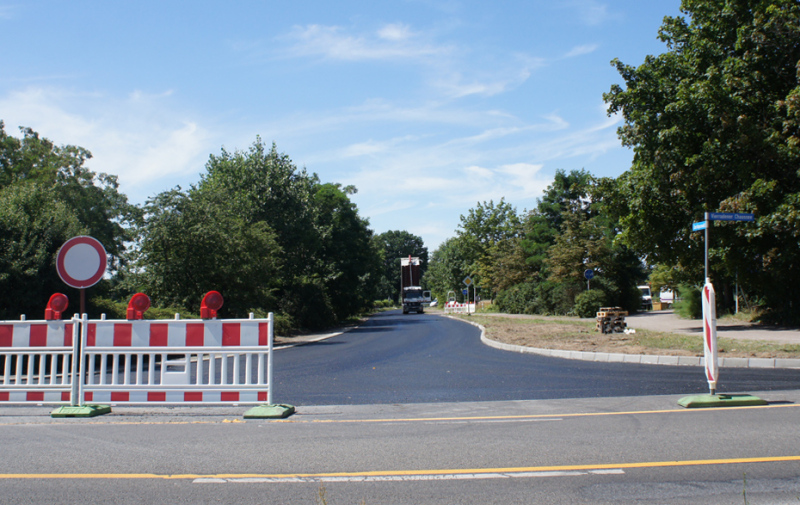 Foto: Staßensperrung