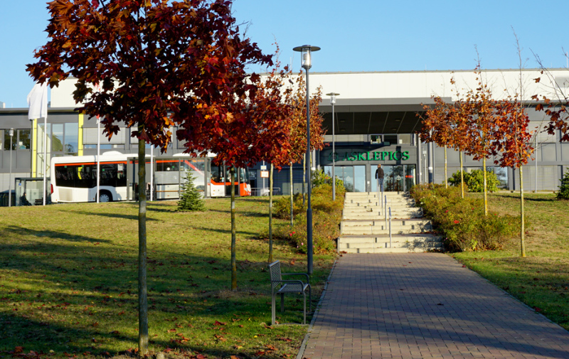 Foto: Weg zum Asklepios Klinikum Foto: Weg zum Asklepios Klinikum