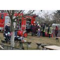 Foto: Feuerwehr im Schulgarten