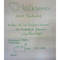 Foto: Flipchart mit Text