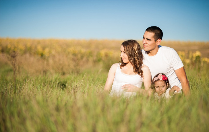Foto: Vater, Mutter, Kind Foto: Vater, Mutter, Kind