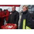 Foto: Herr Godau und Frau Frühbrodt am Stand