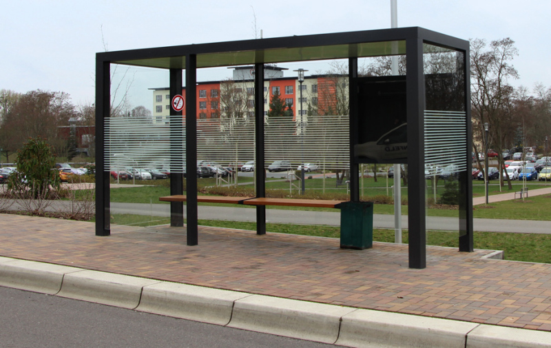 Foto: Buswartehalle am Klinikum