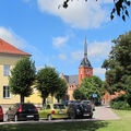 Foto: Blick auf die katholische Kirche