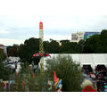 Foto: Blick vom Riesenrad aufs Festzelt und den ubs