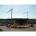 Foto: Blick auf die Baustelle von oben