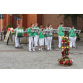 Foto: Spielmannszug auf dem Vierradener Platz