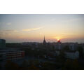 Foto vom 11. Oktober 2008: Sonne über der Kirche